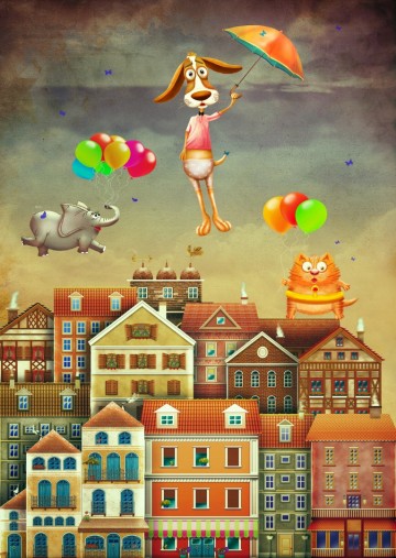 Enjoy Puzzle - Above the City - 1000 Stukjes