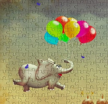 Enjoy Puzzle - Above the City - 1000 Stukjes 5