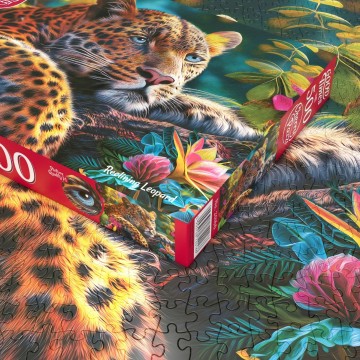 CherryPazzi - Reclining Leopard - 500 Stukjes 6