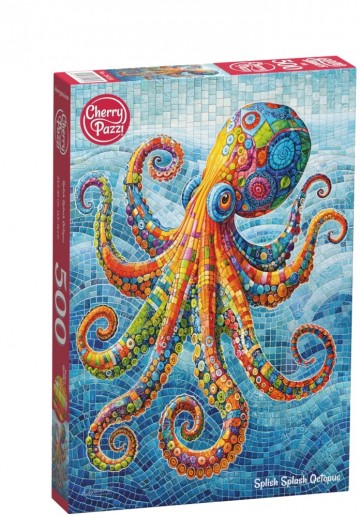CherryPazzi - Splish Splash Octopus - 500 Stukjes 2