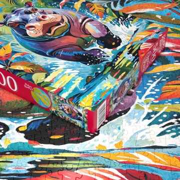 CherryPazzi - Happy Hippo - 500 Stukjes 7