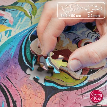 CherryPazzi - Happy Hippo - 500 Stukjes 6