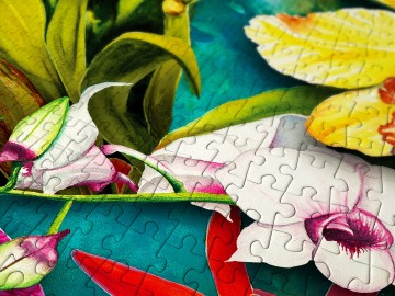 Enjoy Puzzle - Orchid Jungle - 1000 Stukjes 5