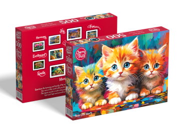 CherryPazzi - Three Little Hearts - 500 Stukjes 3