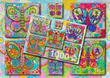 Enjoy Puzzle - Butterflies - 1000 Stukjes 6