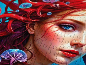 Enjoy Puzzle - Ginger Mermaid - 1000 Stukjes 5