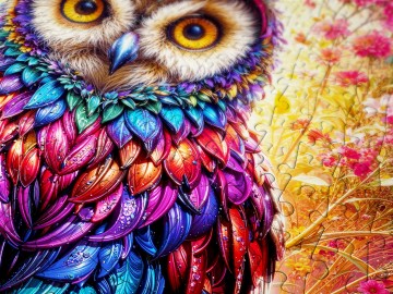 Enjoy Puzzle - Neon Owl - 1000 Stukjes 4