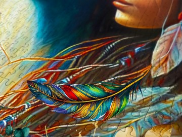 Enjoy Puzzle - Native Princess - 1000 Stukjes 4