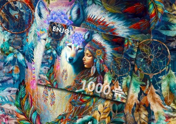 Enjoy Puzzle - Native Princess - 1000 Stukjes 6