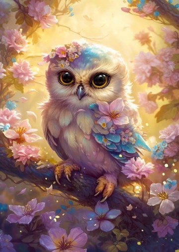 Enjoy Puzzle - Gentle Owl - 1000 Stukjes