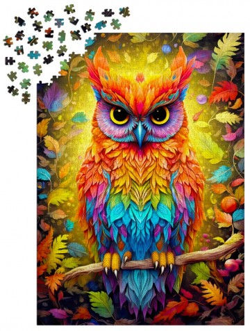 Enjoy Puzzle - Autumnal Owl - 1000 Stukjes 4