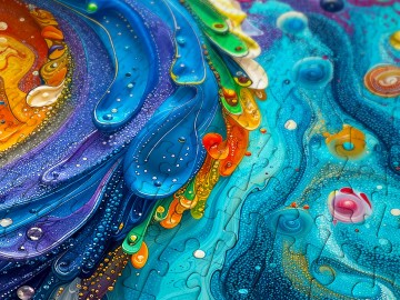 Enjoy Puzzle - Marble Feathers - 1000 Stukjes 4