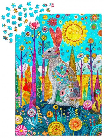Enjoy Puzzle - Hare's Whimsical Land - 1000 Stukjes 6