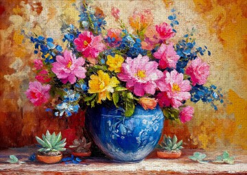 Enjoy Puzzle - Blushing Corner - 1000 Stukjes 3