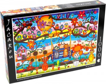 JaCaRou Puzzles - A Meowsical Concert - 1000 Stukjes 2