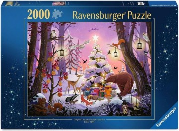 Ravensburger - A Woodland Christmas - 2000 Stukjes 2