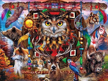 Masterpieces - Animal Totems - 300 XL Stukjes