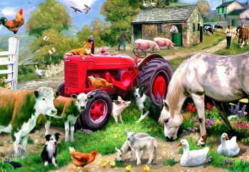 Alipson Puzzle - At the Farm - 1000 Stukjes