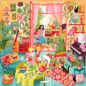 Pieces & Peace - Balcony Music Room - 1000 Stukjes