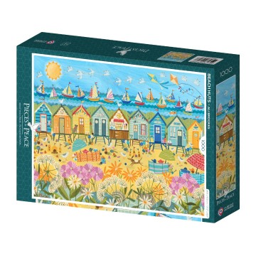 Pieces & Peace - Beach Huts - 1000 Stukjes 2