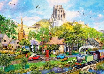 Gibsons - Below Corfe Castle - 1000 Stukjes