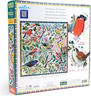 EeBoo - Birds of Scotland - 1000 Stukjes 3