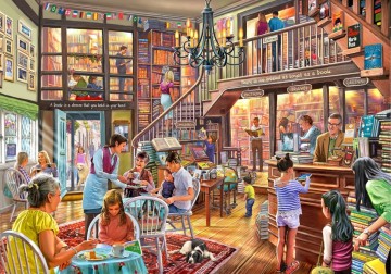 Bluebird Puzzle - Bookshop Tearoom - 1000 Stukjes
