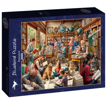 Bluebird Puzzle - Bookstore - 2000 Stukjes 2