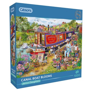 Gibsons - Canal Boat Blooms - 1000 Stukjes 2
