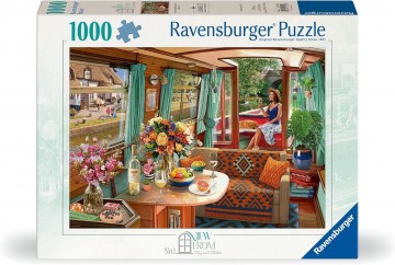 Ravensburger - Canal Boat - 1000 Stukjes 2