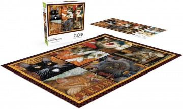 Buffalo Games - Wysocki Cat Collage - 750 Stukjes 4