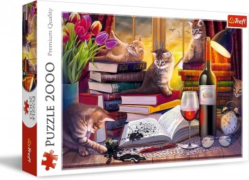 Trefl - Cat's Evening - 2000 Stukjes 2