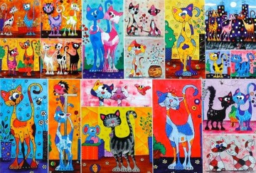 JaCaRou Puzzle - Cats Everywhere! - 1000 Stukjes