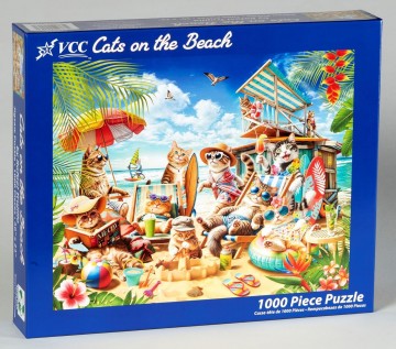 Vermont Christmas Company - Cats on the Beach - 1000 Stukjes 2