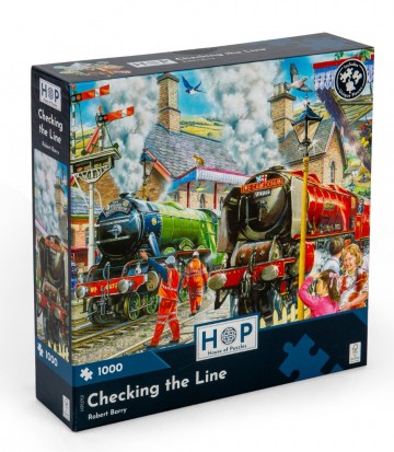 The House of Puzzles - Checking the Line - 1000 Stukjes 2