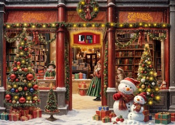 Tucker's Fun Factory - Christmas at the Bookshop - 1000 Stukjes