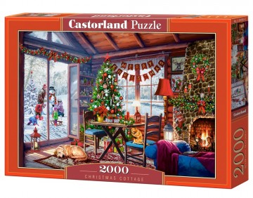 Castorland - Christmas Cottage - 2000 Stukjes Schade 2