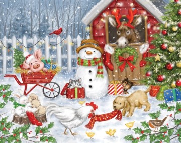 Bits and Pieces - Christmas Farm Animals - 1000 Stukjes