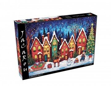 JaCaRou Puzzle - Christmas Night - 1000 Stukjes 2