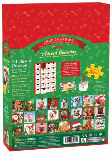 Eurographics - Advent Calendar - Christmas Paws - 24 x 50 Stukjes 2