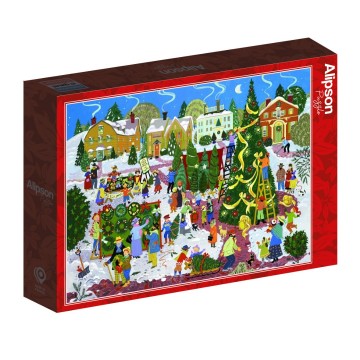 Alipson Puzzle - Christmas Tree Festival - 1000 Stukjes 2