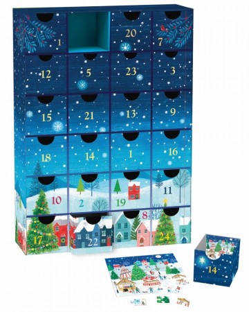 Eurographics - Advent Calendar - Christmas Village - 24 x 50 Stukjes 3