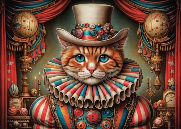 Delfy Puzzle - Circus Purrformer - 1000 Stukjes