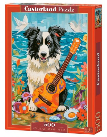 Castorland - Collie, Guitar and the Sea - 500 Stukjes 2