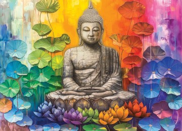 Eurographics - Colorful Buddha - 1000 Stukjes