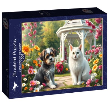 Bluebird Puzzle - Companions in the Garden - 1000 Stukjes 2