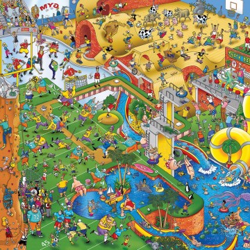 Alipson Puzzle - Complexe de Sport - 1000 Stukjes