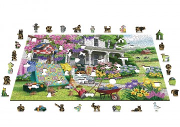 Wooden.City - Countryside Garden - 1000 Stukjes 2