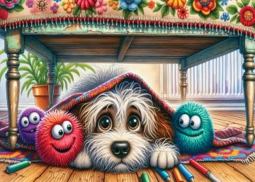 Delfy Puzzle - Courage Under Cover - 1000 Stukjes