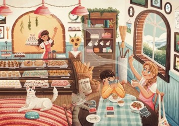 Trevell Puzzle - Cozy Café - 1000 Stukjes